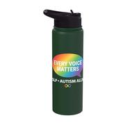 Every Voice Matters SLP Autism Ally Stainless Steel Insulated Water Bottle
