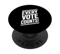 Every Vote Counts for Voting Enthusiasts PopSockets Adhesive PopGrip