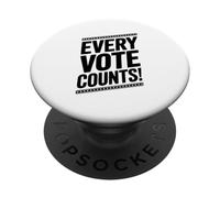 Every Vote Counts for Voting Enthusiasts PopSockets Adhesive PopGrip