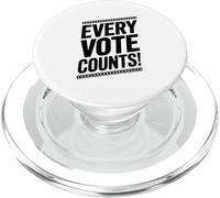 Every Vote Counts for Voting Enthusiasts PopSockets PopGrip for MagSafe