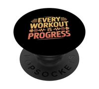 Every Workout Is Progress Fitness Exercise Motivation |- PopSockets Adhesive PopGrip