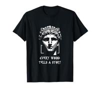 Every wound tells a story. Battle Masculinity Greek Goddess T-Shirt