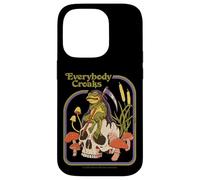 Everybody Croaks Frog Skull Mushroom Retro Funny Adult Humor Case for iPhone 14 Pro