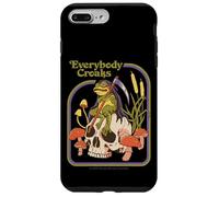 Everybody Croaks Frog Skull Mushroom Retro Funny Adult Humor Case for iPhone 7 Plus/8 Plus