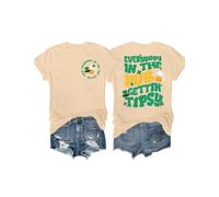 Everybody in The Pub Gettin' Tipsy Shirt, Everybody in The Pub Getting Tipsy Shirt, Unisex Funny T-Shirt Khaki