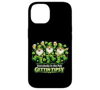 Everybody in the Pub Gettin Tipsy St Patricks Day Gnomes Case for iPhone 14