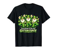 Everybody in The Pub Gettin Tipsy St Patricks Day Gnomes T-Shirt