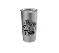 Everybody in The Pub Getting Tipsy - Funny St Patrick's Day Stainless Steel Insulated Tumbler