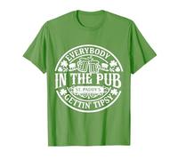 Everybody in The Pub Getting Tipsy St Patricks Day Funny T-Shirt