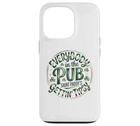 Everybody in the Pub Saint Paddy's Gettin' Tips Design Case for iPhone 13 Pro