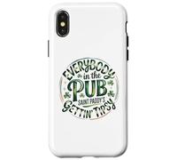 Everybody in the Pub Saint Paddy's Gettin' Tips Design Case for iPhone X/XS