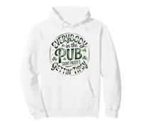 Everybody in the Pub Saint Paddy's Gettin' Tips Design Pullover Hoodie