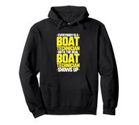 Everybody Is A Boat Technician Pullover Hoodie