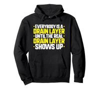 Everybody Is A Drain Layer Pullover Hoodie