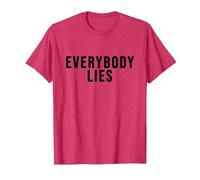 Everybody Lies Fashion Style Saying Design T-Shirt, Men, Red Heather, Medium