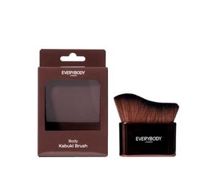EVERYBODY LONDON Kabuki Brush, face and body brush, soft and dense bristles, perfect for liquid highlighters and bronzers, precise application without streaks, easy blnd