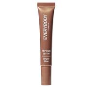 EVERYBODY LONDON Peptide Lip Tint, Ginger Glow, Moisturizing lip balm with peptides, hyaluronic acid and vitamin E, brown tint with gold particles