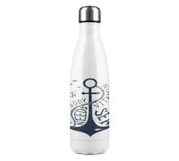 Everybody Needs Vitamin Sea Stainless Steel Bottle Benjamin Tate Design Natural One Size