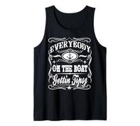Everybody On The Boat Getting Tipsy Whiskey Cruise Tank Top