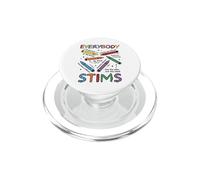 Everybody Stims Special Education Teacher Autism Awareness PopSockets PopGrip for MagSafe