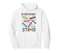 Everybody Stims Special Education Teacher Autism Awareness Pullover Hoodie