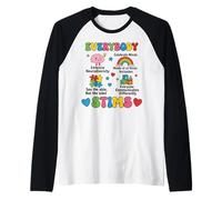 Everybody Stims Special Education Teacher Autism Awareness Raglan Baseball Tee