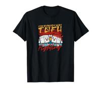 Everybody Tofu Fighting Funny Vegan Plant Based Design T-Shirt