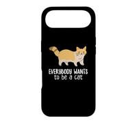 Everybody Want to Be A Cat Funny Pet Cat Lover Case for iPhone Air