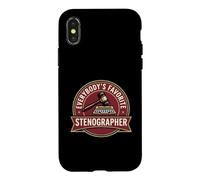 Everybody's Favorite Stenographer Court Reporter Case for iPhone X/XS
