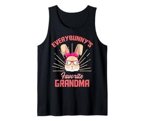 Everybunny's Favorite Grandma Grandmother Easter Bunny Tank Top