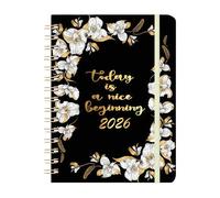 Everyday 2026 Diary - A5 Week to View Planner from January to December 2026, Maslasee,Luxury Hardcover Notebook & Journal, Horizontal Layout for Effective Scheduling & Goal Setting