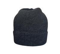 Everyday Beanie | Possum Merino Wool Classic Blend | Warm, Lightweight & Durable Knit Hat for Men & Women | Made in New Zealand (Black)