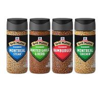 Everyday Blends Grilling Variety Pack (Montreal Steak, Montreal Chicn, Roasted Garlic & Herb, Hamburger), 4 Count