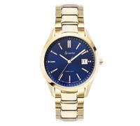 Accurist Mens Everyday 40mm Quartz Watch in Blue with Analogue Display, and Stainless Steel Bracelet 74015