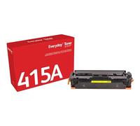 Everyday by Xerox Yellow Toner compatible with HP 415A (W2032A), Standard Capacity