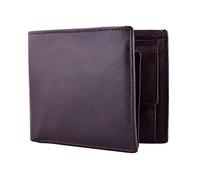 Everyday Desire Genuine Leather Men's Wallet with Card Flap - Brown, Brown