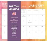 Everyday Gratitude Magnetic Wall Calendar 2026