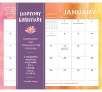 Everyday Gratitude Magnetic Wall Calendar 2026