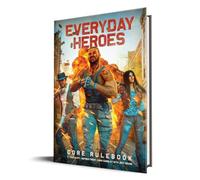 Everyday Heroes: Core Rulebook - The Roleplaying Game, d20, 5e Compatible, 400+ Page Hardcover Book, Create Your Own Action Hero, for Gamemasters & Players, Evil Genius Games