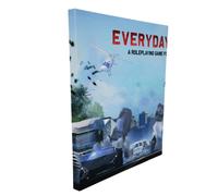 Everyday Heroes: GM Screen - The Roleplaying Game, Gamemaster RPG Accessory, 4-Panel Screen, Evil Genius Games, Inside Has All The Tables You Need to Run an Everyday Hero Adventure