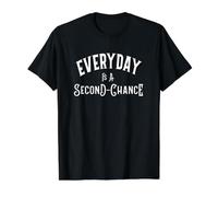 Everyday is A Second-Chance Value Graphic T-Shirt, Men, Black, L