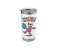 Everyday is Halloween Dancing Skeleton Womens Halloween Stainless Steel Insulated Tumbler