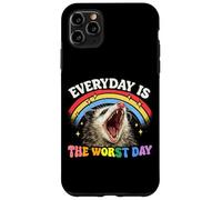 Everyday Is The Worst Day Funny Screaming Opossum Meme Case for iPhone 11 Pro Max