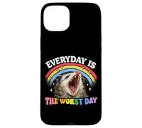 Everyday Is The Worst Day Funny Screaming Opossum Meme Case for iPhone 15 Plus