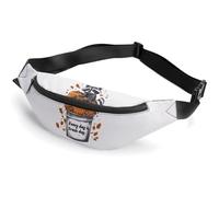 Everyday is Trash Day Raccoon Belt Bag for Women Men Crossbody Fanny Pack Fashion Waist Packs with Adjustable Strap