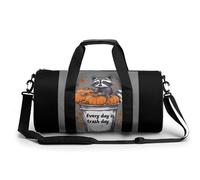 Everyday is Trash Day Raccoon Casual Gym Bag for Men Women Lightweight Small Sports Duffle Bags for Workout Travel