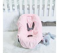 EVERYDAY KIDS Pastel Pink Baby Car Seat Blanket for Baby and Toddler Girls Baby Bunting Swaddle Wrap Blanket for Interior Car Seat; Cover Baby and Keep Car Seat Clean