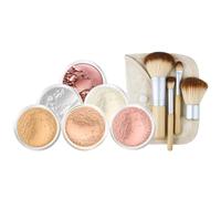 EVERYDAY KIT (FAIR 2) Full Size Mineral Makeup Set Matte Foundation Bare Face Sheer Powder Cover