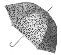 Everyday Leopard Print (metallic) Silver Stick umbrella
