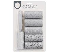 Everyday Lint Roller With 6 Refills - With a Sticky Tape Face, Roll It Over Your Clothes and It Picks Up Dust, Fluff and Other Materials Clinging to You